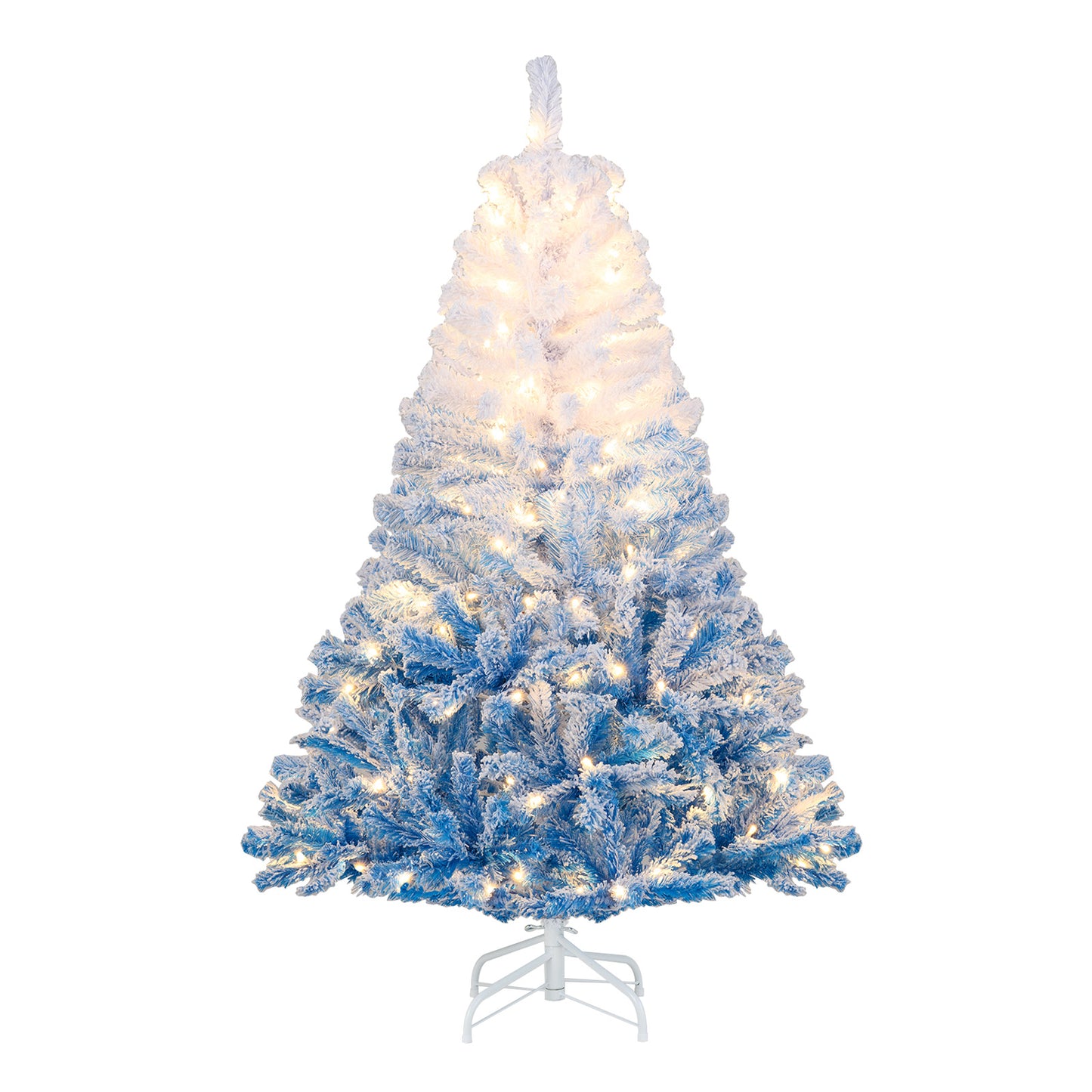 5 FT Artificial Christmas Tree with Warm White LED Lights and 8 Modes