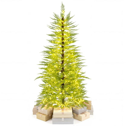 5 FT Pre-Lit Artificial Christmas Tree with 670 Warm White Lights