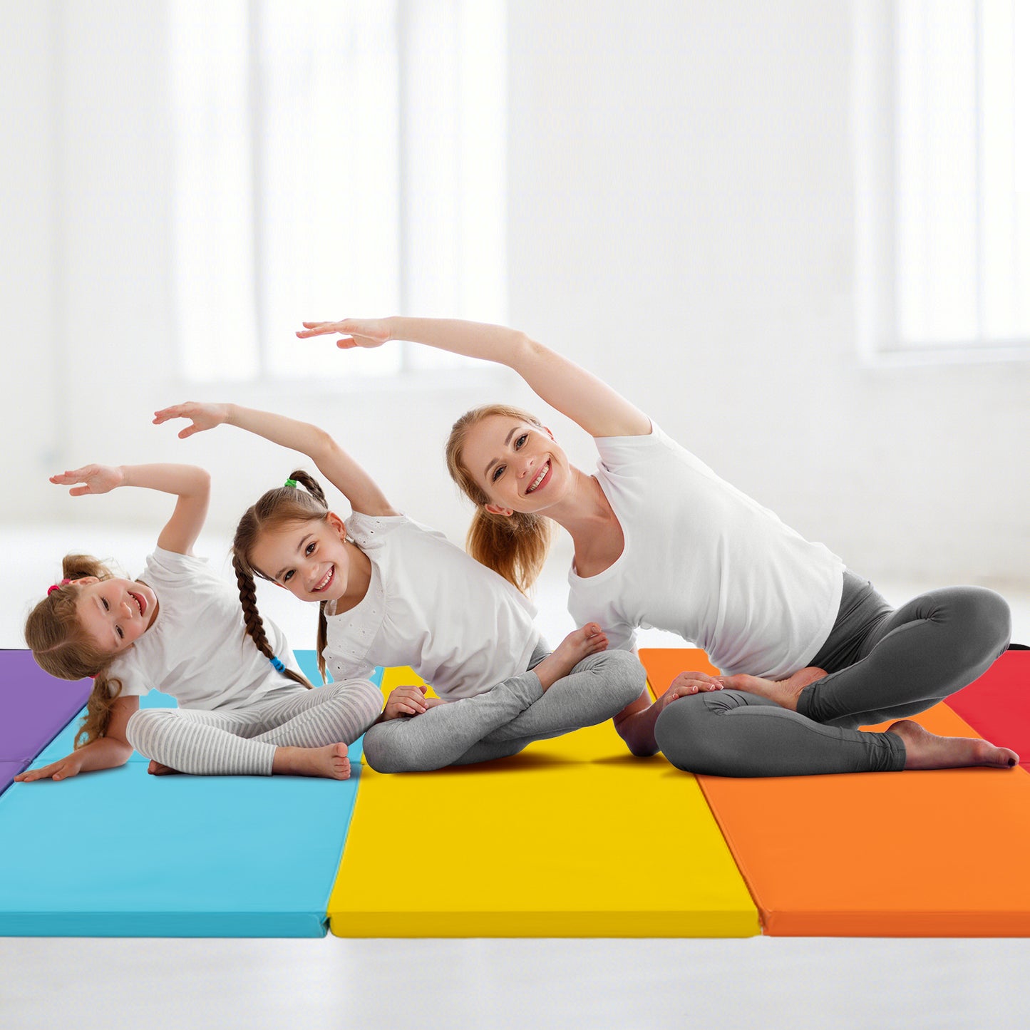 5-Panel Folding Gymnastics Mat for Kids and Adults