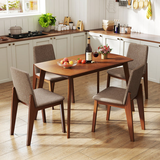 5-Piece Kitchen Table and Upholstered Chairs