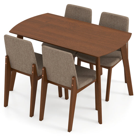 5-Piece Kitchen Table and Upholstered Chairs