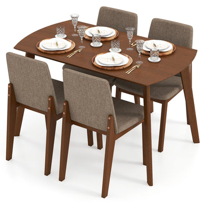 5-Piece Kitchen Table and Upholstered Chairs