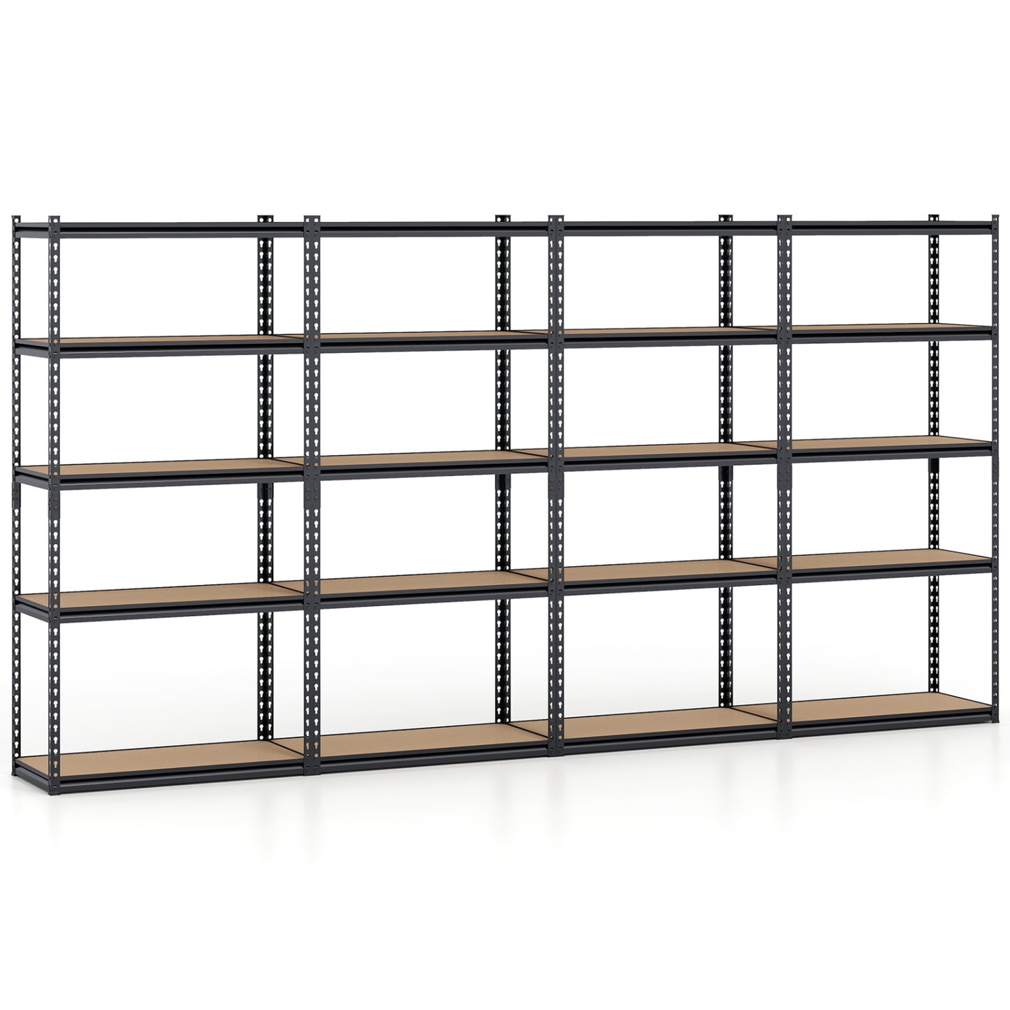 5-Tier Garage Shelving Unit 2200 LBS Metal Storage Shelves Adjustable Utility Rack