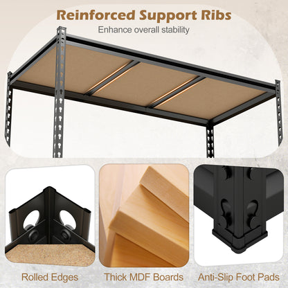 5-Tier Garage Shelving Unit for Warehouse and Basement