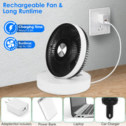 Rechargeable Desk Fan