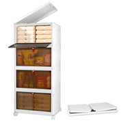 Collapsible Storage Bins with Lid & Wheels