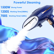 1500W 2 In 1 Foldable Garment Steamer