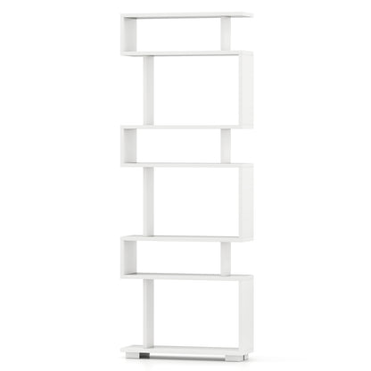 6-Tier Bookcase with Anti-Tipping Kit