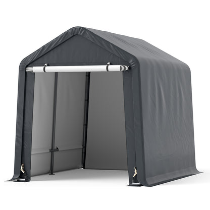 6 x 6.5/8 x 6.5 Feet Portable Motorcycle Outdoor Storage Shelter