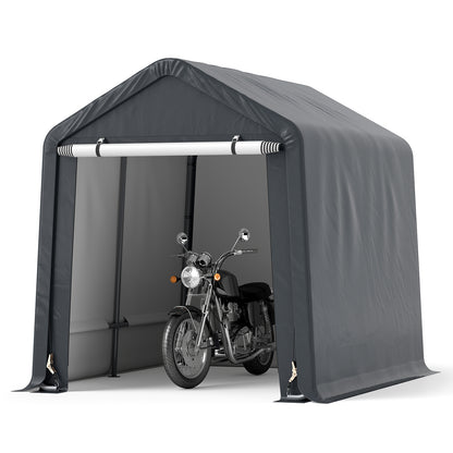 6 x 6.5/8 x 6.5 Feet Portable Motorcycle Outdoor Storage Shelter