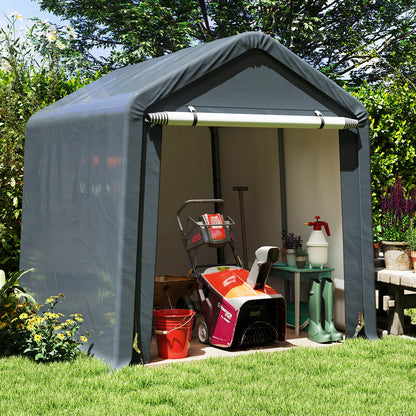 6 x 6.5/8 x 6.5 Feet Portable Motorcycle Outdoor Storage Shelter