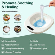 Electric Sitz Bath with Temp Display & 2-Level Flow