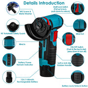 12V Cordless Mini Angle Grinder