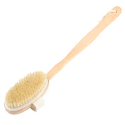 Bath Brush 15" Shower Body Back Scrubber with Long Handle Detachable Brush