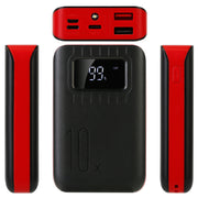10000mAh Portable Power Bank Dual USB Charge Ports with LCD Display