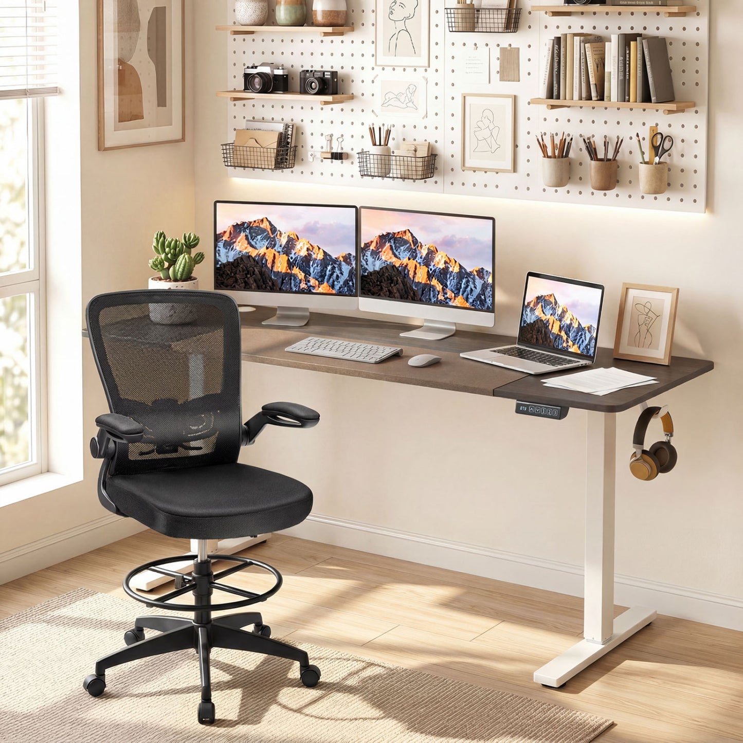 Electric Standing Desk 63x24 Inch with Memory Presets