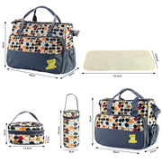 5PCS Baby Nappy Diaper Bags