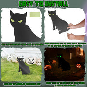 Halloween Cat Yard Sign Decorations