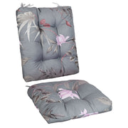 2Pcs Rocking Chair Cushion Upper And Lower Back