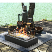 Tabletop Fire Pit With Roasting Sticks