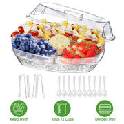 Fruit Ice Serving Tray