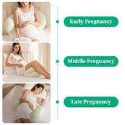 Pregnancy Pillows Adjustable Support Maternity Pillow Soft Side Sleeper Pregnancy Pillows
