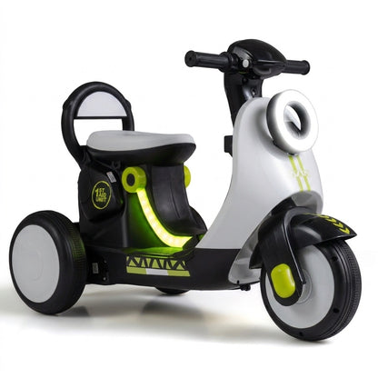 Electric Ride On Motorcycle for Kids 3-5 Years with LED Lights