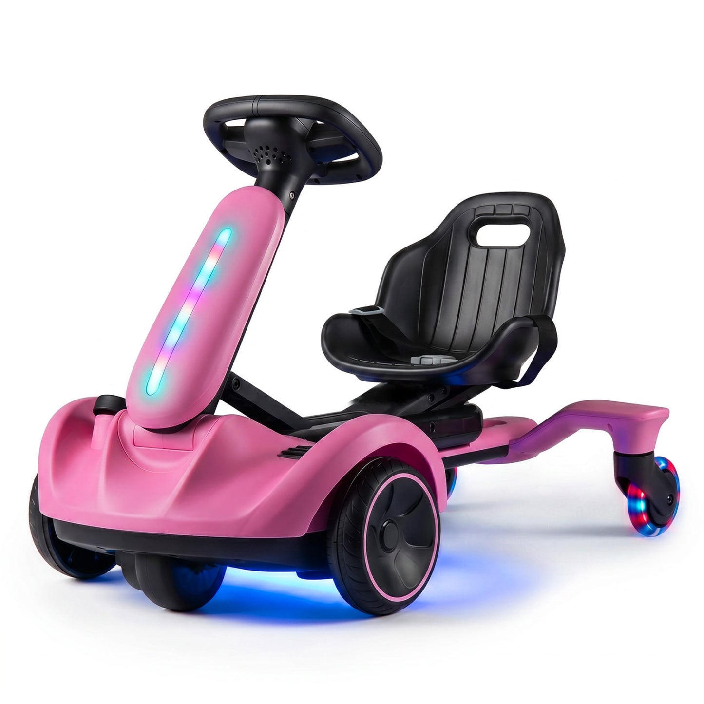 6V Kids Drift Car with Lights and Adjustable Seat