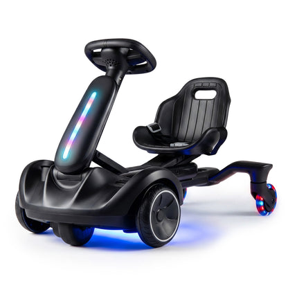 6V Kids Drift Car with Lights and Adjustable Seat
