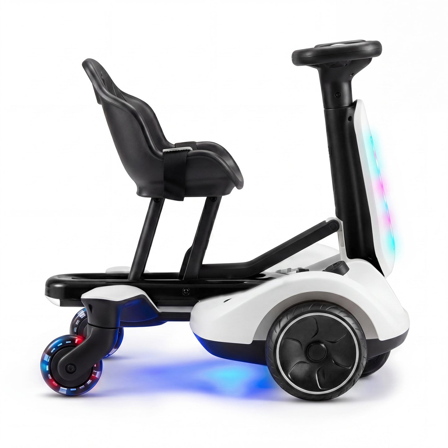 6V Kids Drift Car with Lights and Adjustable Seat