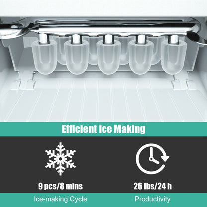 Portable Ice Maker with Scoop