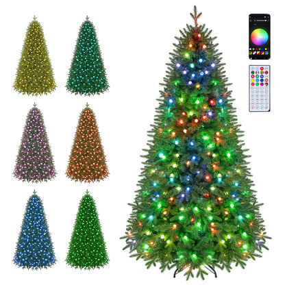 6.3 FT Pre-Lit Smart Christmas Tree with 230 RGB LED Lights