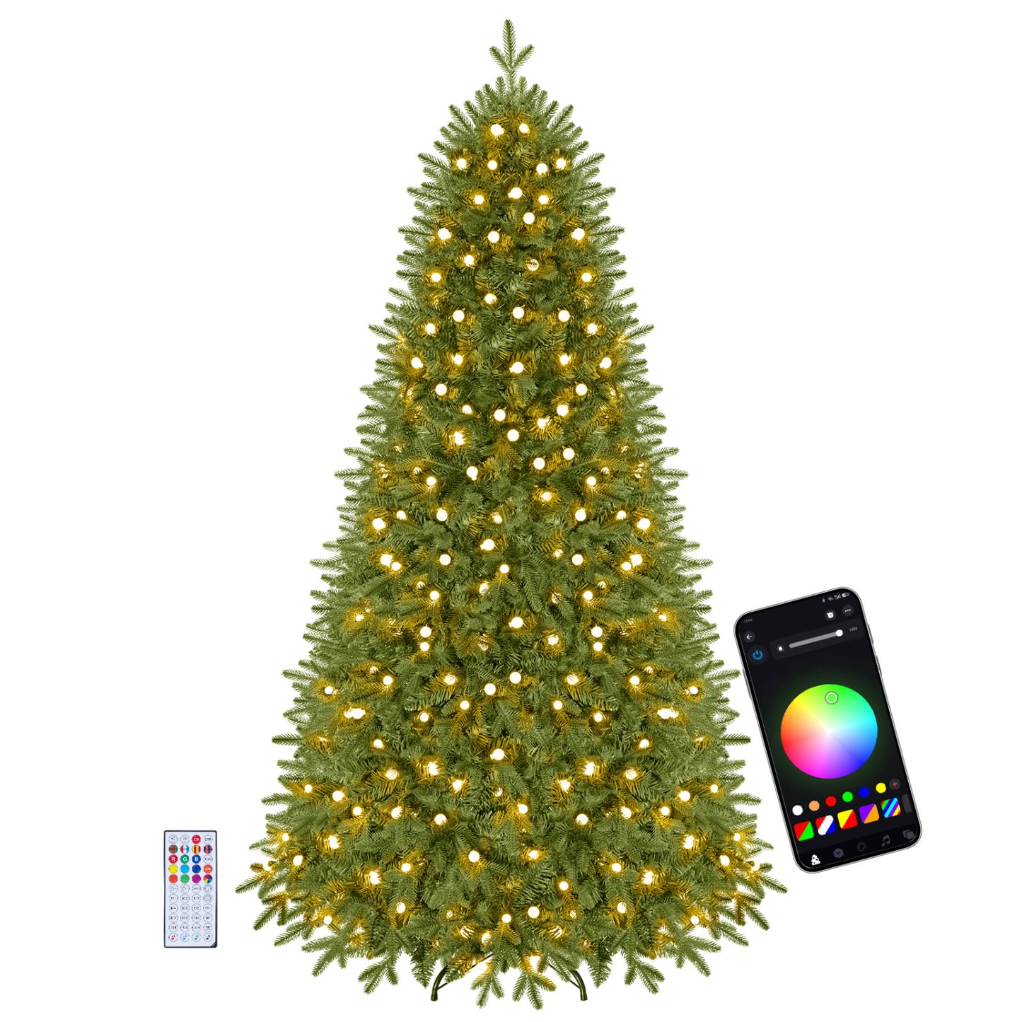 6.3 FT Pre-Lit Smart Christmas Tree with 230 RGB LED Lights