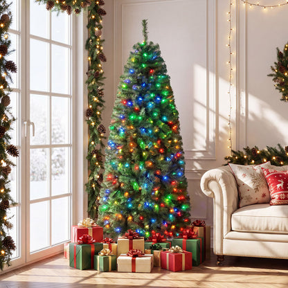 6.3 FT Smart Pencil Christmas Tree with Pre