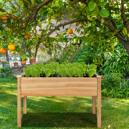 49‚Äô‚Äô x 23‚Äô‚Äô x 30‚Äô‚Äô Wooden Raised Vegetable Garden Bed