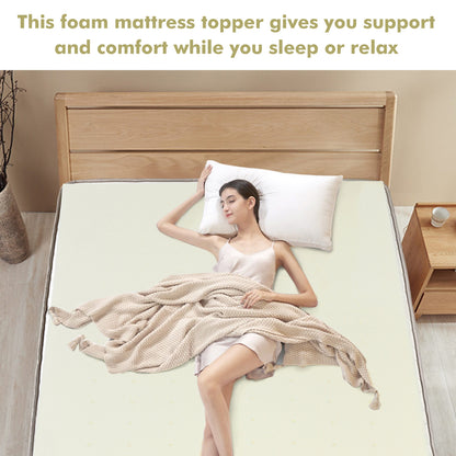 3-Inch Bed Mattress Topper Air Cotton for All Night‚Äôs Comfy Soft Mattress Pad-Twin Size