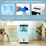 3-in-1 Air Cooler – Fan & Humidifier with Remote