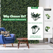 12 Pieces Artificial Peanut Leaf Hedges Panels