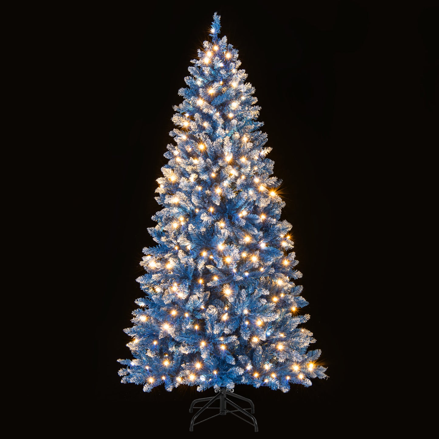 6/7/8/9 FT Artificial Christmas Tree with 767 Snowy Branch Tips-6 FT