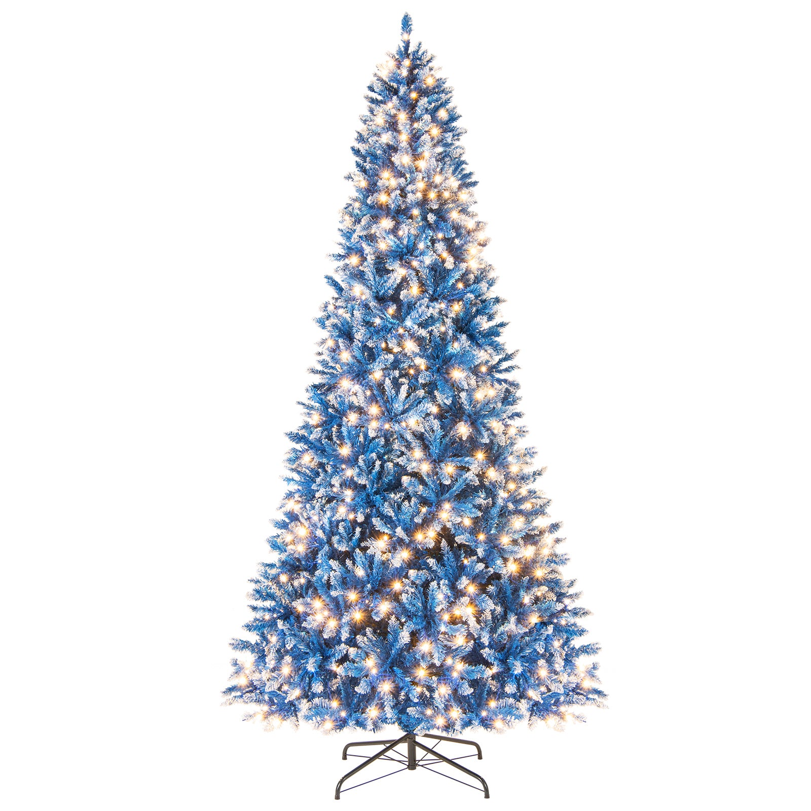 6/7/8/9 FT Artificial Christmas Tree with 767 Snowy Branch Tips-9 FT
