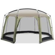 6-8 Person Netted Canopy Tent with Zippered Door