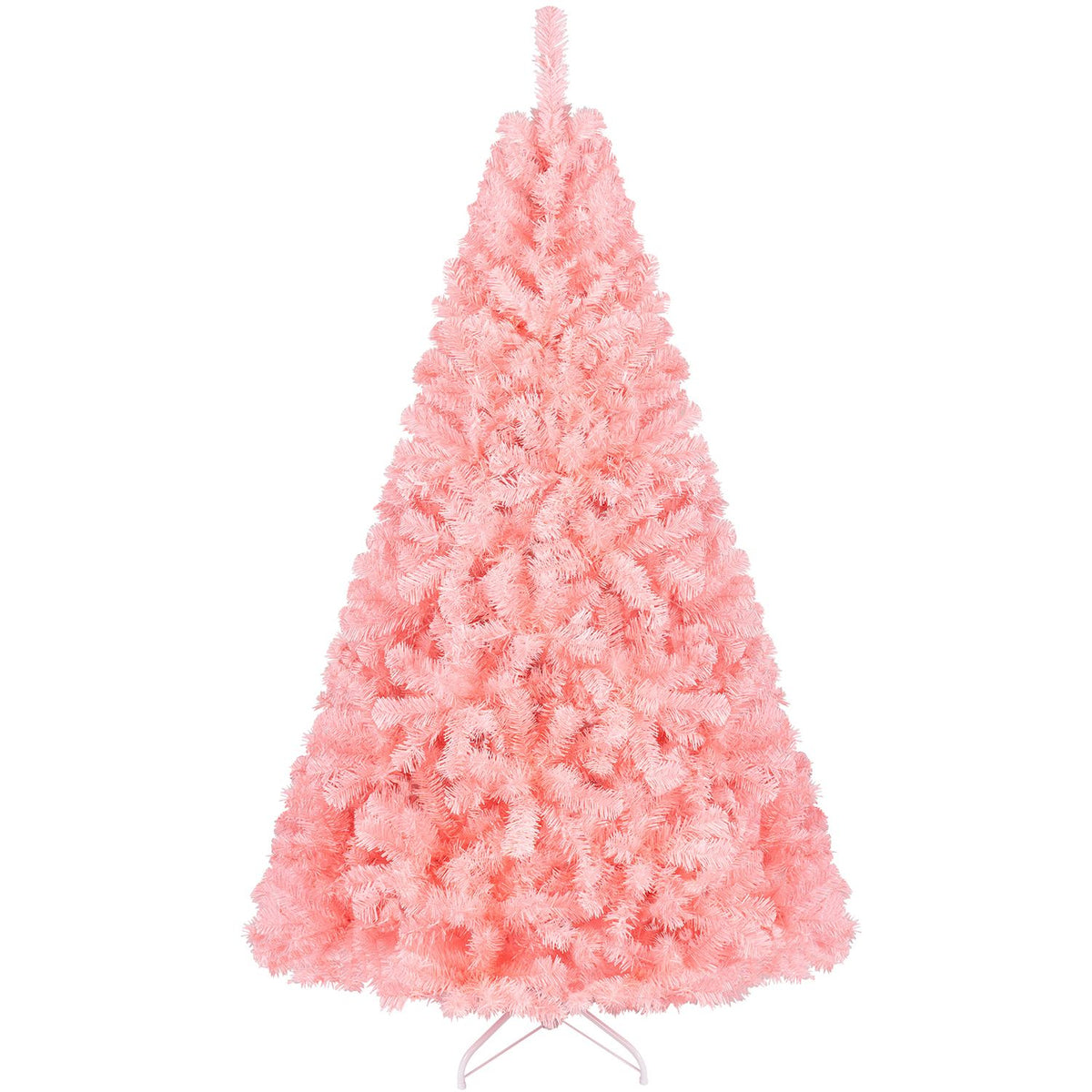 6 FT Pre-Lit Pink Christmas Tree with 500/250/140/750 Warm White LED Lights