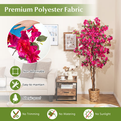 6 Feet Artificial Bougainvillea Tree with 910 Flowers-1 Piece
