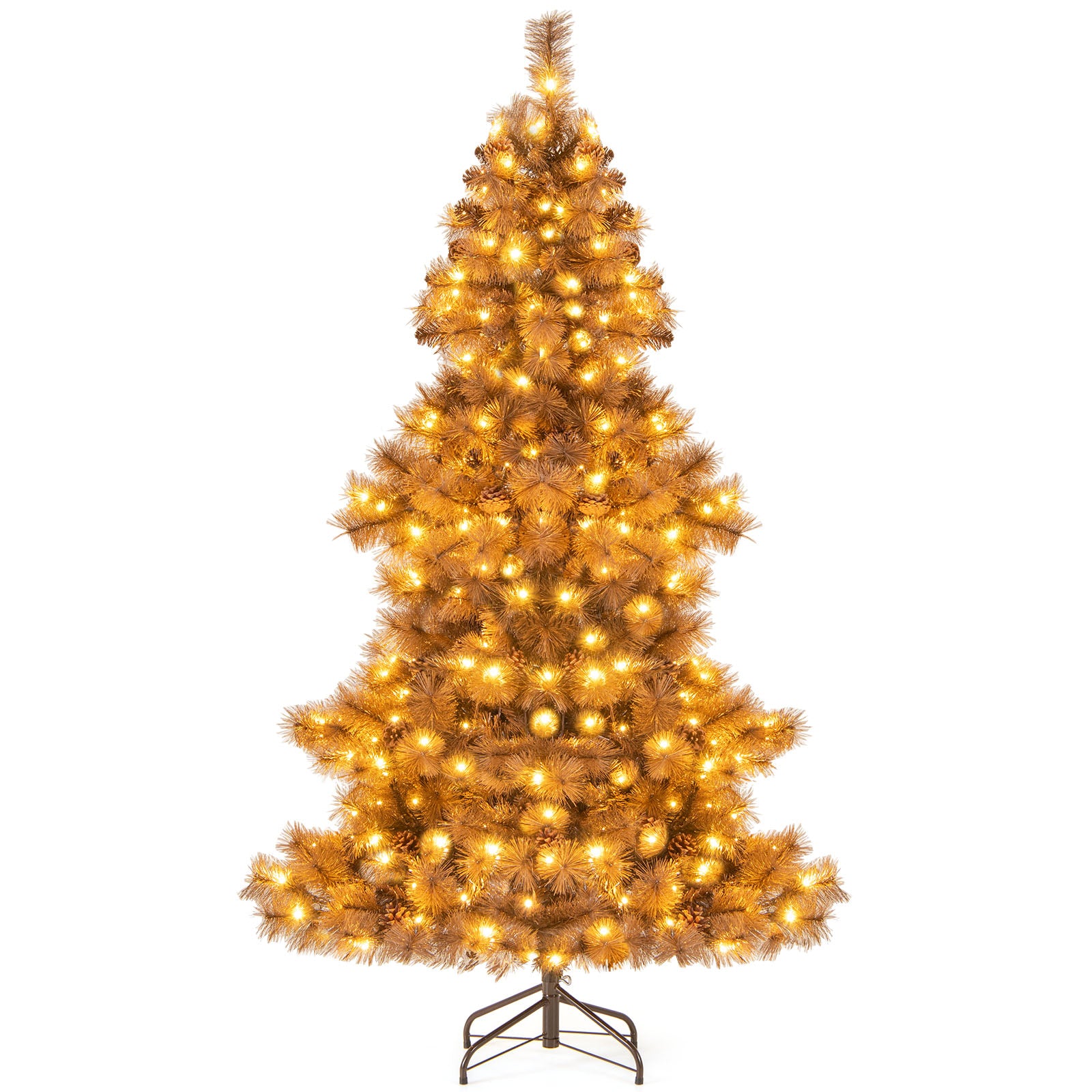 6 Feet Artificial Christmas Tree with 493 Branch Tips for Home Office Carnival