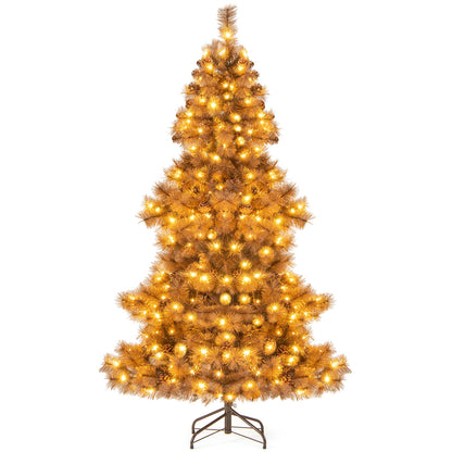 6 Feet Artificial Christmas Tree with 493 Branch Tips for Home Office Carnival