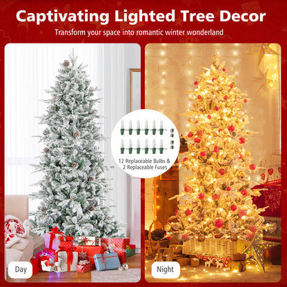6 Feet Pre-lit Artificial Christmas Tree