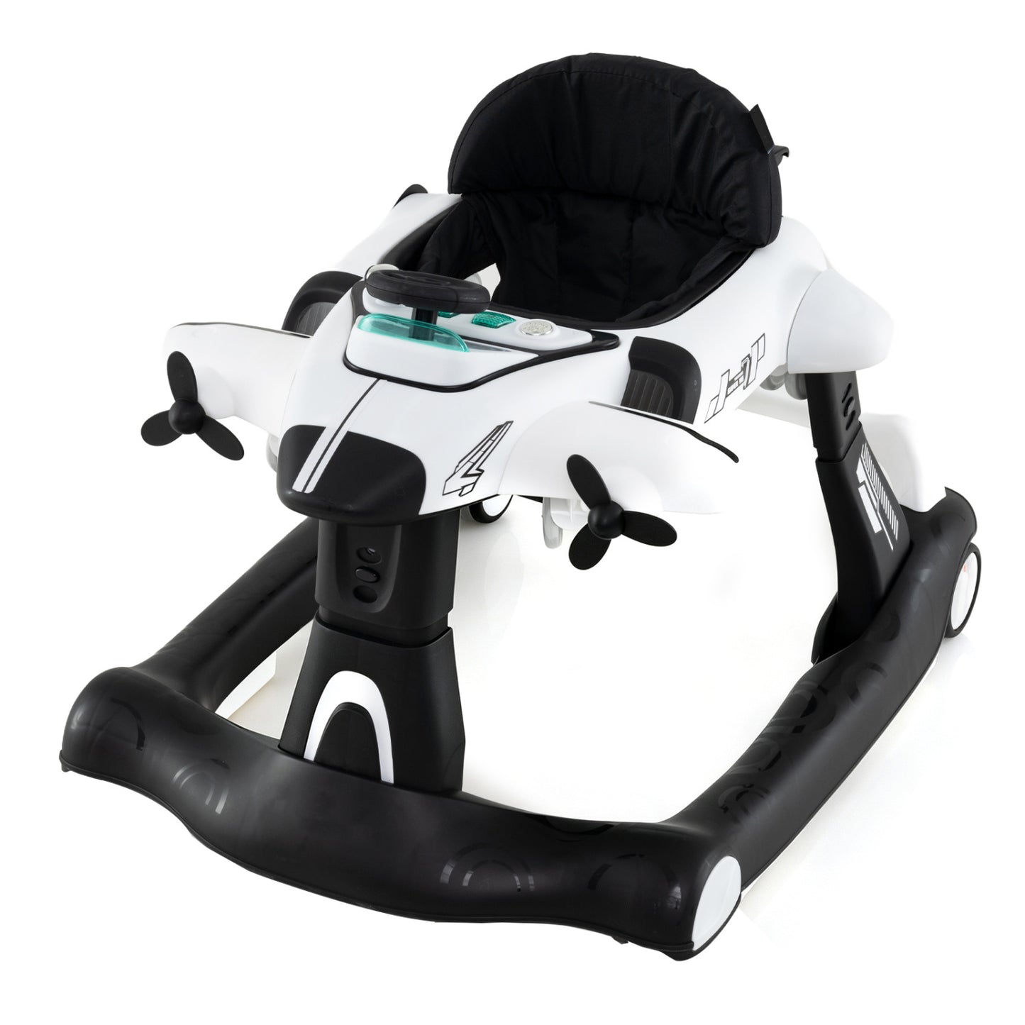 6-in-1 Baby Walker with Detachable Play Platform