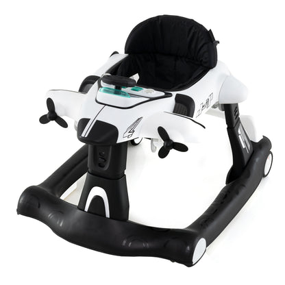 6-in-1 Baby Walker with Detachable Play Platform