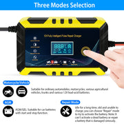 Car Battery Charger 12V/6A Smart Automatic Battery Charger