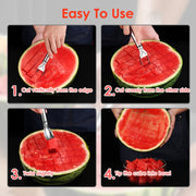 5Pcs 2 in 1 Watermelon Cutter